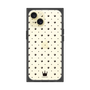 プレミアムスクエアケース［ CASEPLAY Crown dots Black - ケースプレイ・クラウン・ドッツ ブラック ］