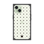 プレミアムスクエアケース［ CASEPLAY Crown dots Black - ケースプレイ・クラウン・ドッツ ブラック ］