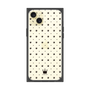 プレミアムスクエアケース［ CASEPLAY Crown dots Black - ケースプレイ・クラウン・ドッツ ブラック ］