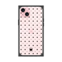 プレミアムスクエアケース［ CASEPLAY Crown dots Black - ケースプレイ・クラウン・ドッツ ブラック ］
