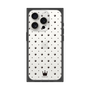 プレミアムスクエアケース［ CASEPLAY Crown dots Black - ケースプレイ・クラウン・ドッツ ブラック ］