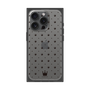 プレミアムスクエアケース［ CASEPLAY Crown dots Black - ケースプレイ・クラウン・ドッツ ブラック ］