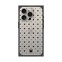 プレミアムスクエアケース［ CASEPLAY Crown dots Black - ケースプレイ・クラウン・ドッツ ブラック ］