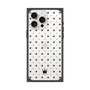 プレミアムスクエアケース［ CASEPLAY Crown dots Black - ケースプレイ・クラウン・ドッツ ブラック ］