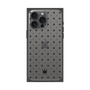 プレミアムスクエアケース［ CASEPLAY Crown dots Black - ケースプレイ・クラウン・ドッツ ブラック ］