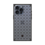 プレミアムスクエアケース［ CASEPLAY Crown dots Black - ケースプレイ・クラウン・ドッツ ブラック ］
