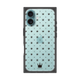プレミアムスクエアケース［ CASEPLAY Crown dots Black - ケースプレイ・クラウン・ドッツ ブラック ］