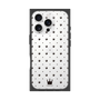 プレミアムスクエアケース［ CASEPLAY Crown dots Black - ケースプレイ・クラウン・ドッツ ブラック ］