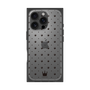 プレミアムスクエアケース［ CASEPLAY Crown dots Black - ケースプレイ・クラウン・ドッツ ブラック ］