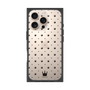 プレミアムスクエアケース［ CASEPLAY Crown dots Black - ケースプレイ・クラウン・ドッツ ブラック ］