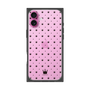 プレミアムスクエアケース［ CASEPLAY Crown dots Black - ケースプレイ・クラウン・ドッツ ブラック ］