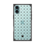 プレミアムスクエアケース［ CASEPLAY Crown dots Black - ケースプレイ・クラウン・ドッツ ブラック ］