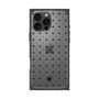 プレミアムスクエアケース［ CASEPLAY Crown dots Black - ケースプレイ・クラウン・ドッツ ブラック ］