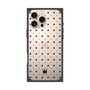 プレミアムスクエアケース［ CASEPLAY Crown dots Black - ケースプレイ・クラウン・ドッツ ブラック ］
