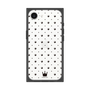プレミアムスクエアケース［ CASEPLAY Crown dots Black - ケースプレイ・クラウン・ドッツ ブラック ］