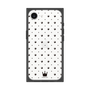 プレミアムスクエアケース［ CASEPLAY Crown dots Black - ケースプレイ・クラウン・ドッツ ブラック ］
