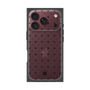 プレミアムスクエアケース［ CASEPLAY Crown dots Black - ケースプレイ・クラウン・ドッツ ブラック ］