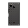 プレミアムスクエアケース［ CASEPLAY Crown dots Black - ケースプレイ・クラウン・ドッツ ブラック ］