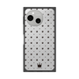 プレミアムスクエアケース［ CASEPLAY Crown dots Black - ケースプレイ・クラウン・ドッツ ブラック ］