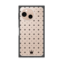 プレミアムスクエアケース［ CASEPLAY Crown dots Black - ケースプレイ・クラウン・ドッツ ブラック ］