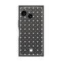 プレミアムスクエアケース［ CASEPLAY Crown dots White - ケースプレイ・クラウン・ドッツ ホワイト ］