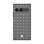 プレミアムスクエアケース［ CASEPLAY Crown dots White - ケースプレイ・クラウン・ドッツ ホワイト ］