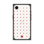 プレミアムスクエアケース［ CASEPLAY Crown dots Red - ケースプレイ・クラウン・ドッツ レッド ］