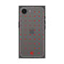 プレミアムスクエアケース［ CASEPLAY Crown dots Red - ケースプレイ・クラウン・ドッツ レッド ］