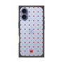 プレミアムスクエアケース［ CASEPLAY Crown dots Red - ケースプレイ・クラウン・ドッツ レッド ］