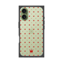 プレミアムスクエアケース［ CASEPLAY Crown dots Red - ケースプレイ・クラウン・ドッツ レッド ］