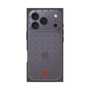 プレミアムスクエアケース［ CASEPLAY Crown dots Red - ケースプレイ・クラウン・ドッツ レッド ］