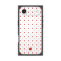 プレミアムスクエアケース［ CASEPLAY Crown dots Red - ケースプレイ・クラウン・ドッツ レッド ］