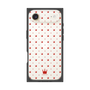 プレミアムスクエアケース［ CASEPLAY Crown dots Red - ケースプレイ・クラウン・ドッツ レッド ］
