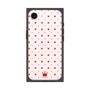 プレミアムスクエアケース［ CASEPLAY Crown dots Red - ケースプレイ・クラウン・ドッツ レッド ］