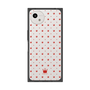 プレミアムスクエアケース［ CASEPLAY Crown dots Red - ケースプレイ・クラウン・ドッツ レッド ］