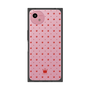 プレミアムスクエアケース［ CASEPLAY Crown dots Red - ケースプレイ・クラウン・ドッツ レッド ］