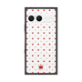 プレミアムスクエアケース［ CASEPLAY Crown dots Red - ケースプレイ・クラウン・ドッツ レッド ］