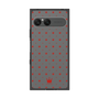 プレミアムスクエアケース［ CASEPLAY Crown dots Red - ケースプレイ・クラウン・ドッツ レッド ］