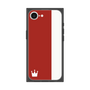 プレミアムスクエアケース［ CASEPLAY Bi-Colors Red & White - ケースプレイ・バイカラー レッド＆ホワイト ］