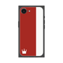 プレミアムスクエアケース［ CASEPLAY Bi-Colors Red & White - ケースプレイ・バイカラー レッド＆ホワイト ］