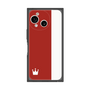 プレミアムスクエアケース［ CASEPLAY Bi-Colors Red & White - ケースプレイ・バイカラー レッド＆ホワイト ］