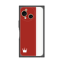 プレミアムスクエアケース［ CASEPLAY Bi-Colors Red & White - ケースプレイ・バイカラー レッド＆ホワイト ］