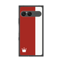 プレミアムスクエアケース［ CASEPLAY Bi-Colors Red & White - ケースプレイ・バイカラー レッド＆ホワイト ］