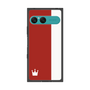 プレミアムスクエアケース［ CASEPLAY Bi-Colors Red & White - ケースプレイ・バイカラー レッド＆ホワイト ］