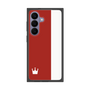 プレミアムスクエアケース［ CASEPLAY Bi-Colors Red & White - ケースプレイ・バイカラー レッド＆ホワイト ］