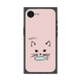 プレミアムスクエアケース［ 食いしん坊なねこ - Pink ］