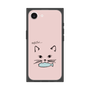 プレミアムスクエアケース［ 食いしん坊なねこ - Pink ］