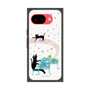 プレミアムスクエアケース［ おかべてつろう - 黒猫クロのとおりみち ］