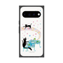 プレミアムスクエアケース［ おかべてつろう - 黒猫クロのとおりみち ］