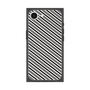 プレミアムスクエアケース［ Small Stripe - Gray × Black ］